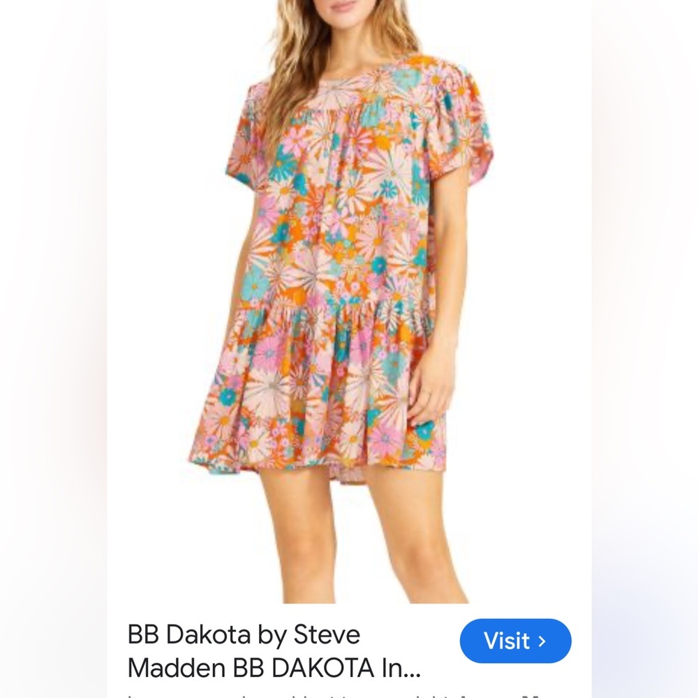 BB Dakota Multicolor Floral Kids Blouse